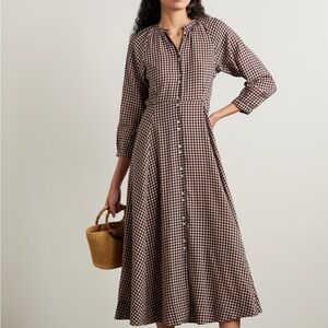Doen Marielle Gingham Long Sleeve Dress